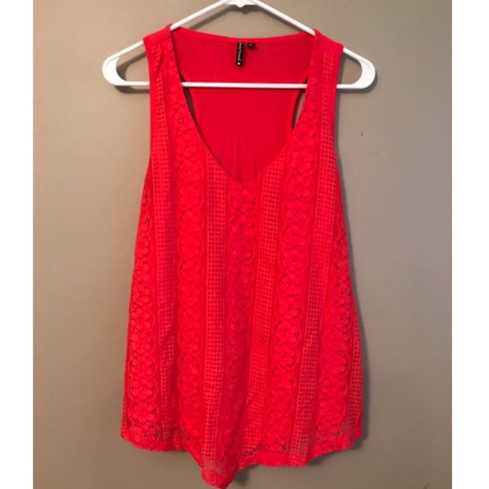 Red Lace Top